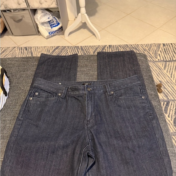 Ann Taylor Factory Women Blue Jeans 14 Petites Modern Mid Rise - Picture 2 of 6